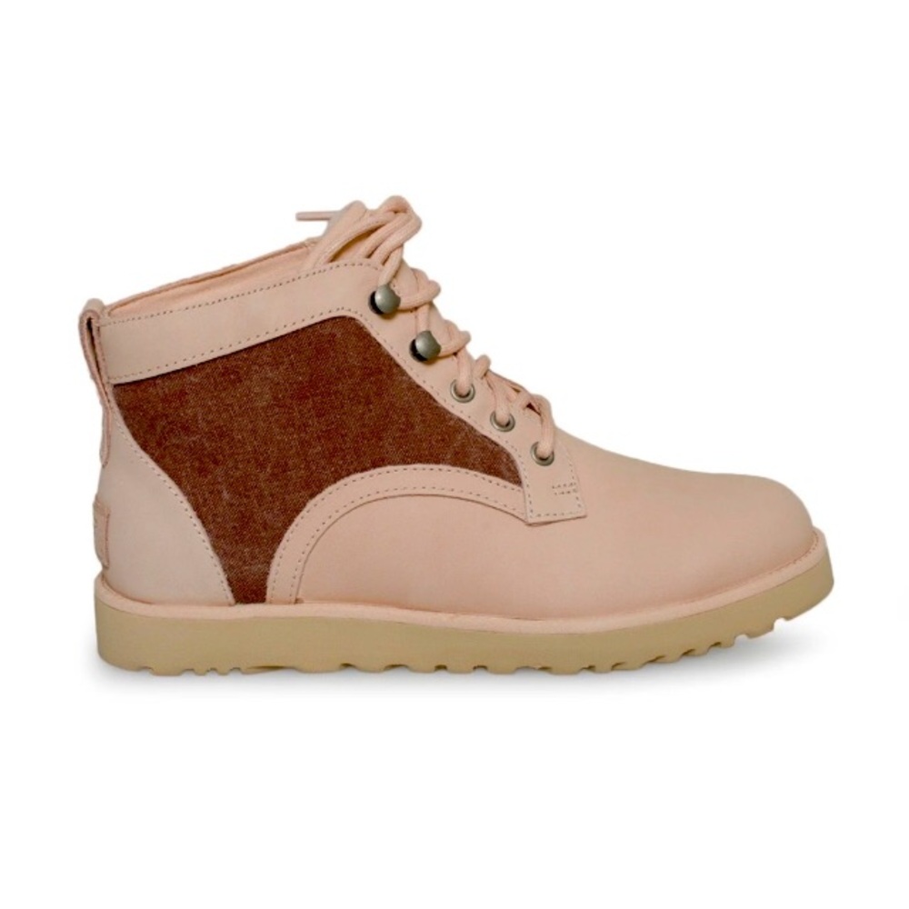 UGG Bethany Chukka Canvas Quartz Shoes Pink High Top Size 8.5